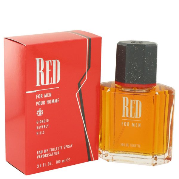 RED by Giorgio Beverly Hills Eau De Toilette Spray 3.4 oz (Men)