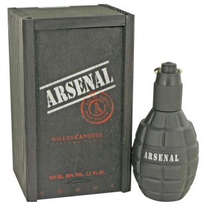 Arsenal Black by Gilles Cantuel Eau De Parfum Spray 3.4 oz (Men)