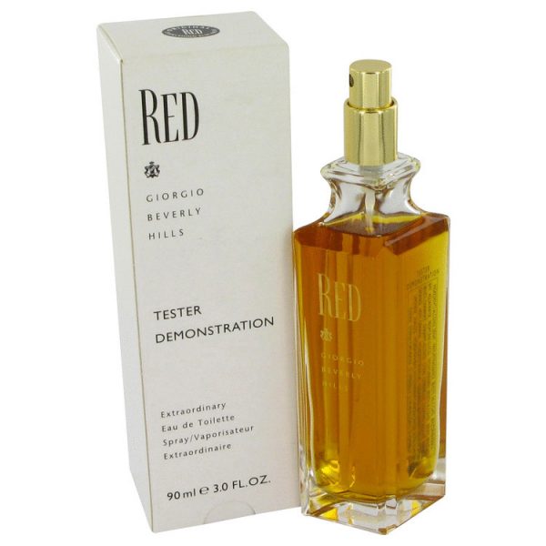 RED by Giorgio Beverly Hills Eau De Toilette Spray (Tester) 3 oz (Women)