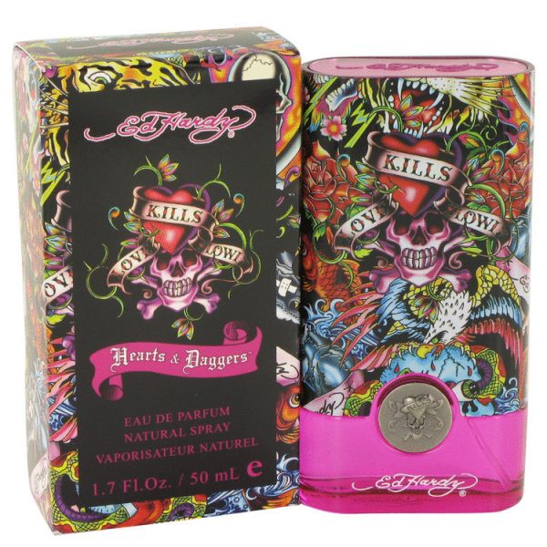 Ed Hardy Hearts & Daggers by Christian Audigier Eau De Parfum Spray 1.7 oz (Women)