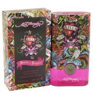 Ed Hardy Hearts & Daggers by Christian Audigier Eau De Parfum Spray 3.4 oz (Women)