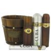 Cuba Gold by Fragluxe Gift Set -- 3.4 oz Eau De Toilette Spray + 1.17 oz Eau De Toilette Spray + 6.7 oz Body Spray + 3.3 oz After Shave (Men)