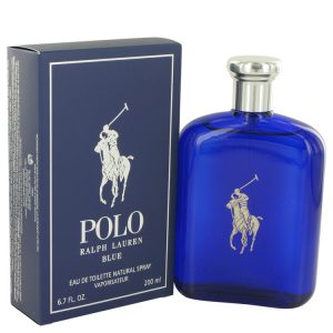 Polo Blue by Ralph Lauren Eau De Toilette Spray 6.7 oz (Men)
