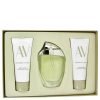 AV by Adrienne Vittadini Gift Set -- 3 oz Eau De Parfum Spray + 3.3 Body Lotion + 3.3 oz Shower Gel (Women)