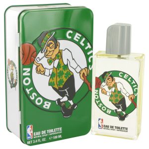 NBA Celtics by Air Val International Eau De Toilette Spray (Metal Case) 3.4 oz (Men)