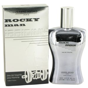 Rocky Man Irridium by Jeanne Arthes Eau De Toilette Spray 3.4 oz (Men)