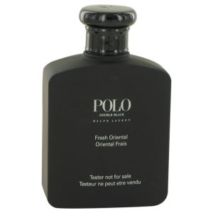 Polo Double Black by Ralph Lauren Eau De Toilette Spray (Tester) 4.2 oz (Men)