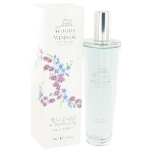 Blue Orchid & Water Lily by Woods of Windsor Eau De Toilette Spray 3.3 oz (Women)