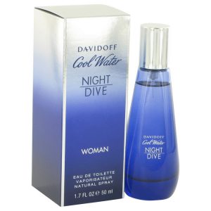 Cool Water Night Dive by Davidoff Eau De Toilette Spray 1.7 oz (Women)