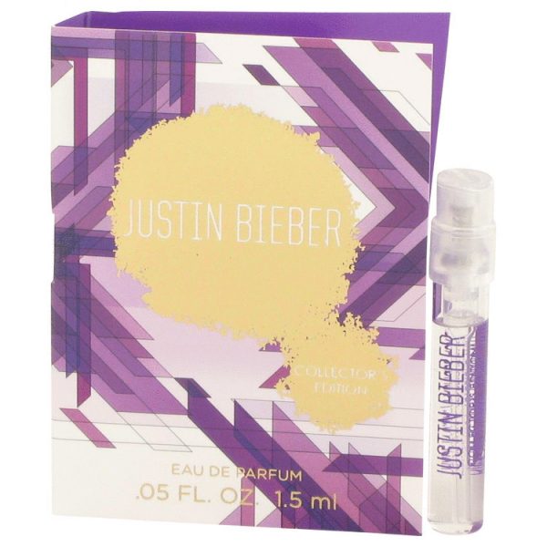 Justin Bieber Collector's Edition by Justin Bieber Vial (Sample) .05 oz (Women)