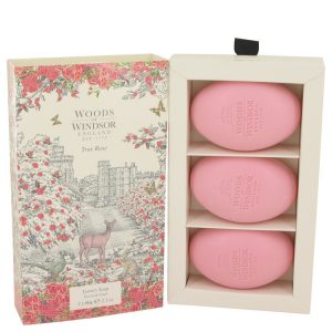 True Rose by Woods of Windsor Three 2.1 oz Luxury Soaps 2.1 oz (Women)