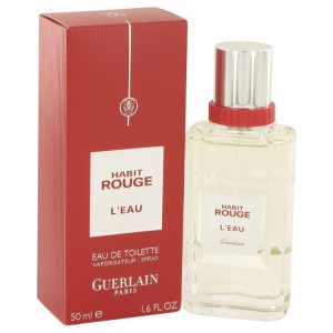 Habit Rouge L'eau by Guerlain Eau DE Toilette Spray (Tester) 3.3 oz (Men)