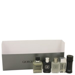 ARMANI by Giorgio Armani Gift Set -- Travel Set Includes Armani Code Emporio Armani Diamonds Acqua Di Gio Armani and Acqua Di Gio Profumo (Men)