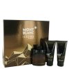 Montblanc Legend Night by Mont Blanc Gift Set -- 3.3 oz Eau De Parfum Spray + 3.3 oz After Shave Balm + 3.3 oz Shower Gel (Men)